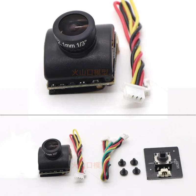 Cmos 1200TVL 1/3 &quotCOMS 2 1 мм объектив PAL цветная Видео FPV мини камера Супер светильник 19 *