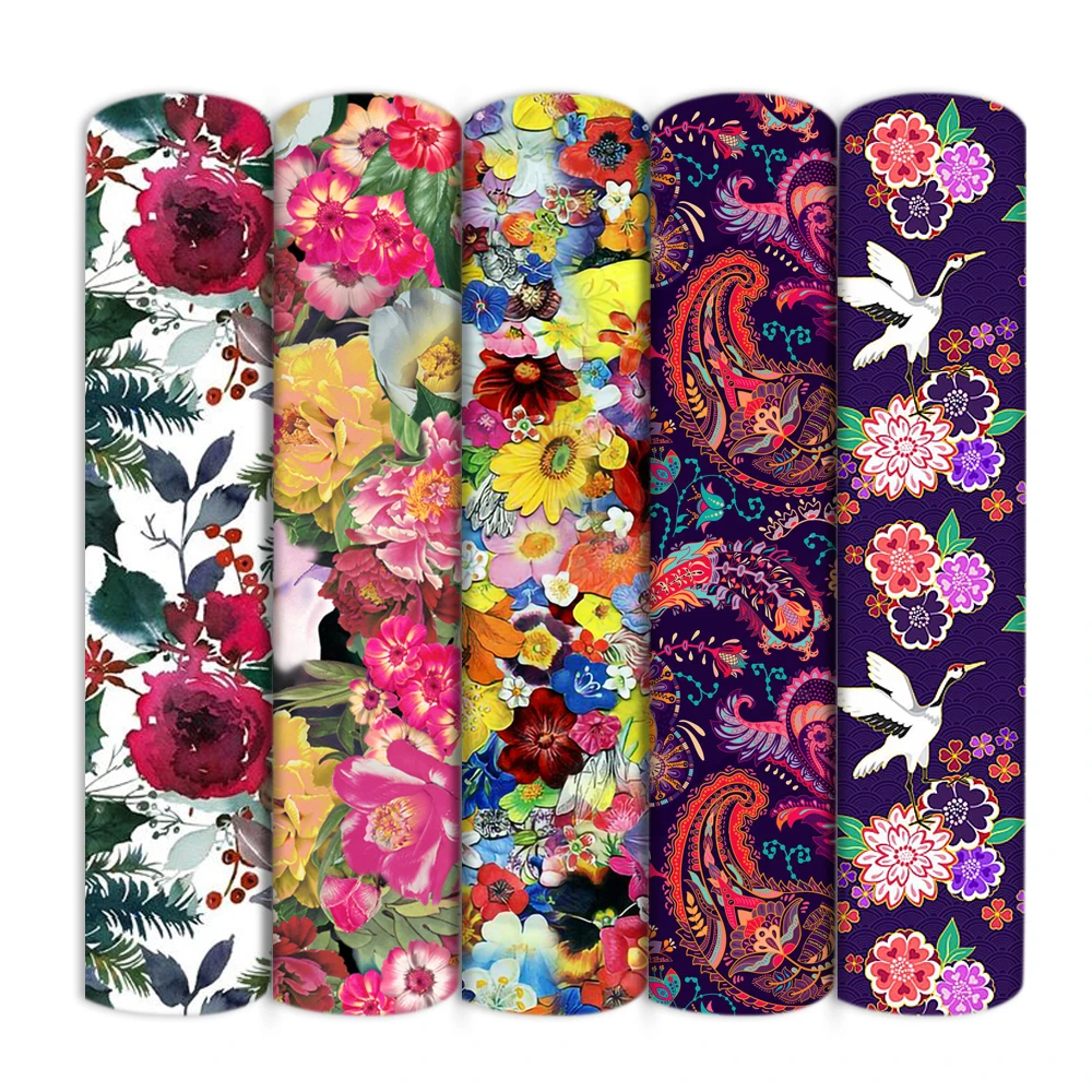 100% чистый хлопок/полиэстер хлопковая цветочная ткань лоскутное шитье стеганая