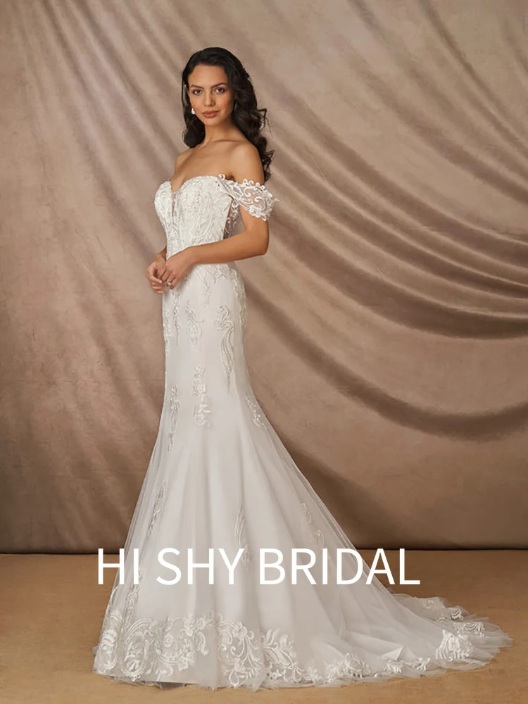 

Hi Shy Bridal 2021 New Luxury Lace Wedding Dresses Suitable for Every Bride Free Tailored Plus Size and Free Shipping