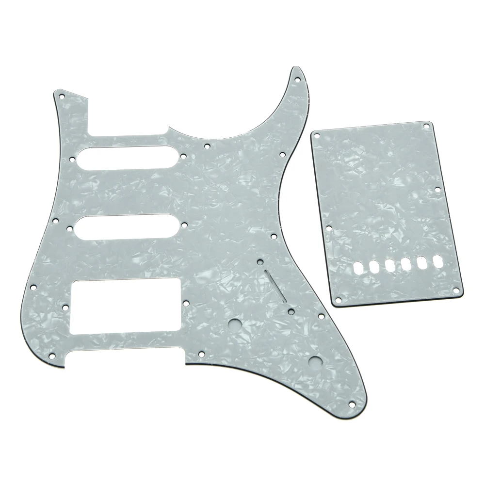 White Pearl Guitar Pickguard W/ Back Plate and Screws Fits for Yamaha PACIFICA Guitar Accessories Guitar Part Dropshipping
