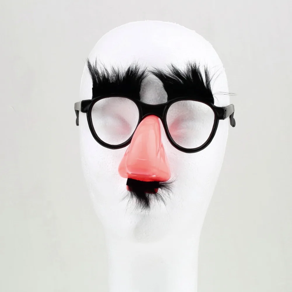 1 шт. Поддельные Нос бровей Усы клоун Необычные наряды костюм реквизит забавные
