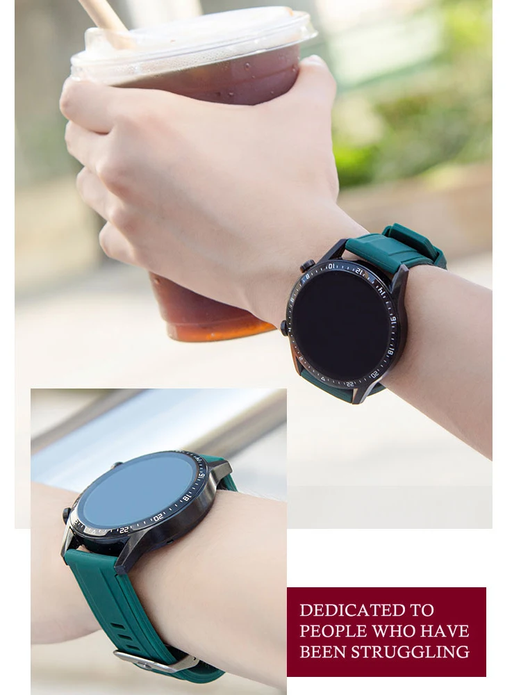 

Huawei Watch GT 2 2E Pro Strap For Samsung Galaxy Watch 3 45mm 46mm Gear S3 Frontier Amazfit GTR 47mm 22mm Watch Band Bracelet