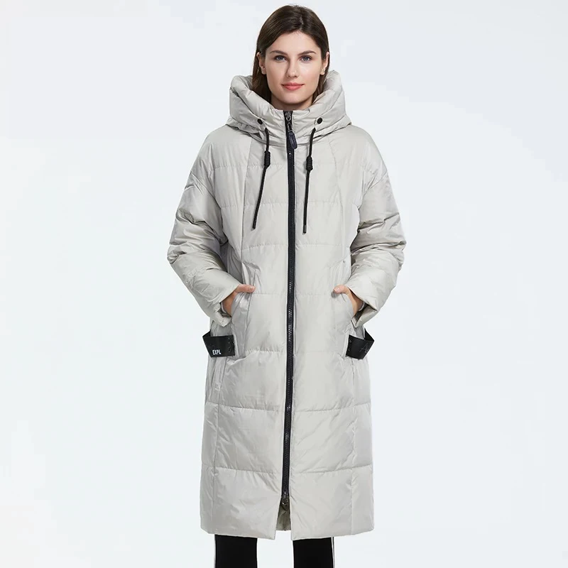 

2021 Winter new arrival down jacket women loose clothing outerwear quality with a hood fashion style winter coat