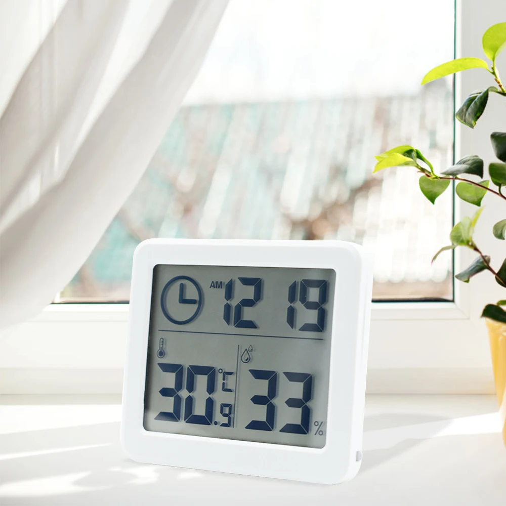 ЖК дисплей с большим номером настольные мини часы экран Цифровой температурный