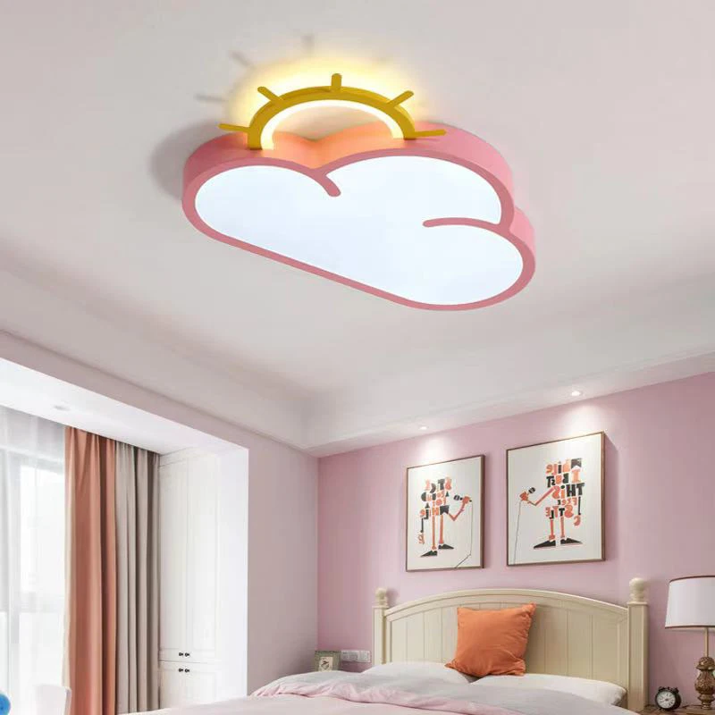 Светодиодный потолочный светильник люстра в виде облака для спальни детской