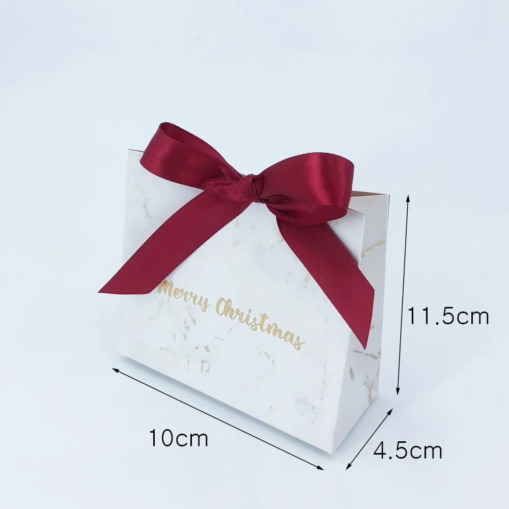 Рождественские украшения для вечеринки миниатюрные мраморные коробки конфет