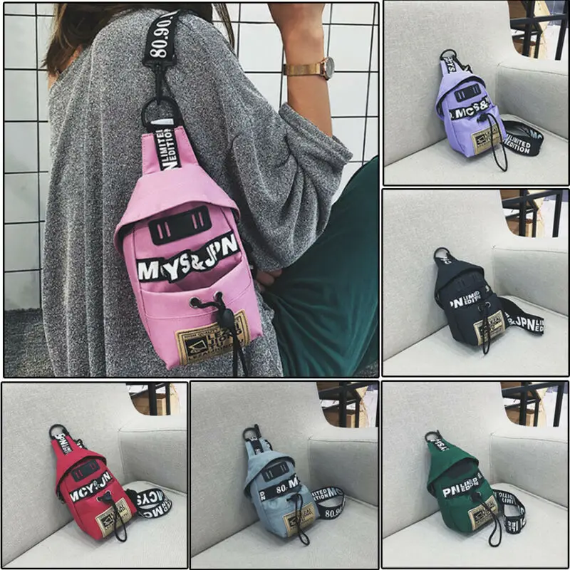 Модная женская мужская поясная сумка новая трендовая нейлоновая через плечо