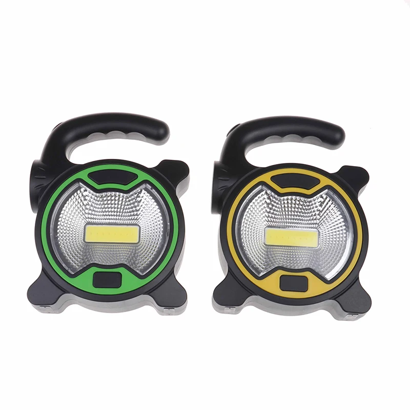 

1PCS Outdoor Portable Battery LED Camping Tent Light Fishing Lantern Lamp Cob Work Light Random 13cm*10cm*3.5cm