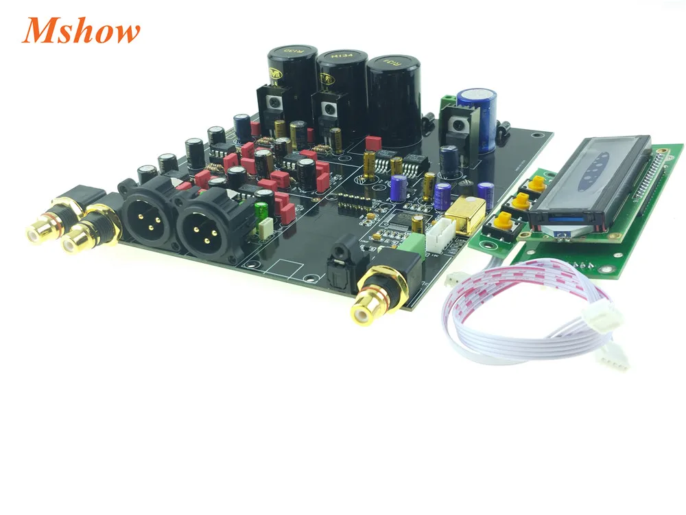Новинка ES9038 ES9038PRO HIFI аудио DAC декодер сборная плата + пульт дистанционного