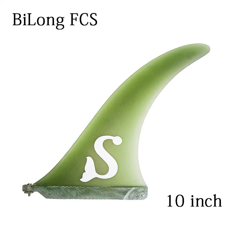 BiLong FCS Одноместный плавник для серфинга 10 дюймов весло из стекловолокна доска