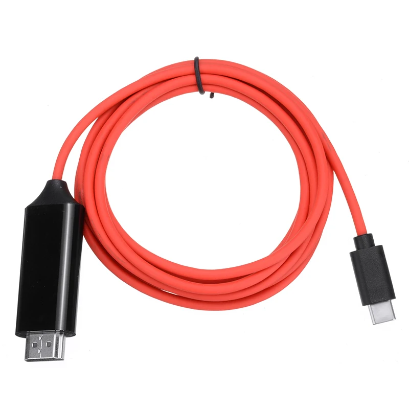 Новое поступление 1 шт. 2 м USB 3 Type C 1080P кабель адаптера HDTV для S amsung Macbook HTC LG H uawei L