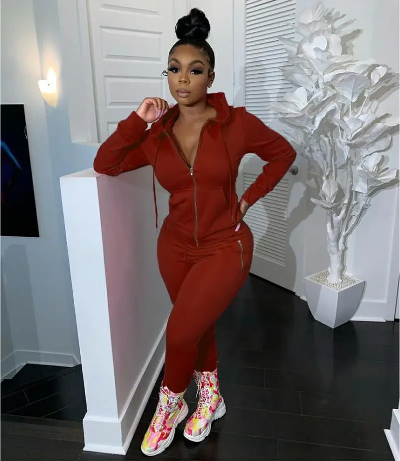 

Women Sweatshirt and Sweatpants Sets Patchwork Tracksuit Set Casual Long Sleeve Hoddies Pants Suits Autumn Sportwear For Women