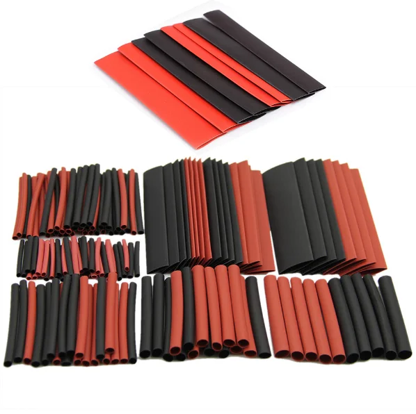 Горячая Распродажа 150 шт. не содержащий галогенов 2:1 термоусадочная трубка