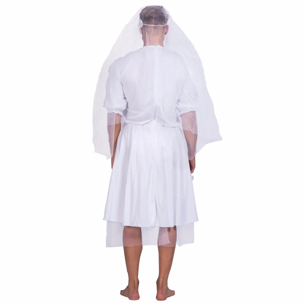 Забавный мужской костюм для невесты Хэллоуина взрослых и жениха наряды косплея