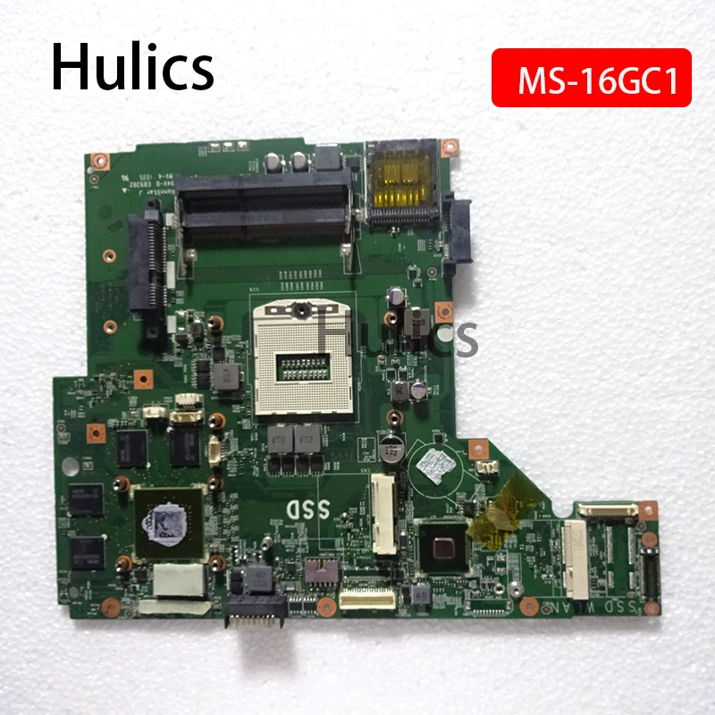 Материнская плата Hulics для ноутбука MSI GE60 оригинальная материнская MS 16GC1 VER: 1 0 VER DDR3