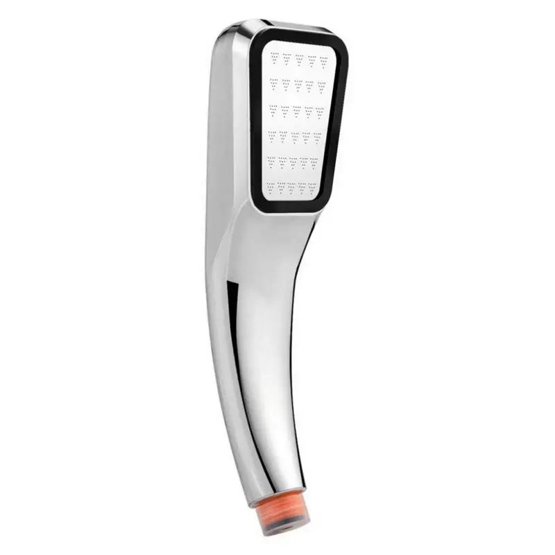 

JFBL Hot Shower Head Universal Shower Head High Pressure With Powerful Jet, Rectangular Form Anti Limestone Hand Shower For Spa