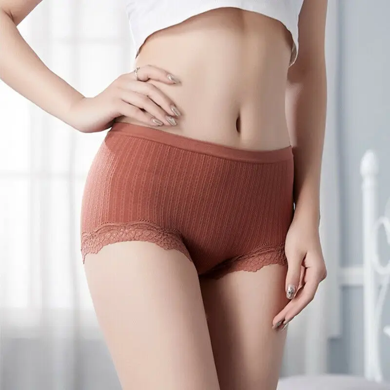 Sexy Lace Panties Hip Push Up High Elastic Soft Cotton Underwear Breathable Panty Cute Bow Girls Women's Briefs Japanese | Женская