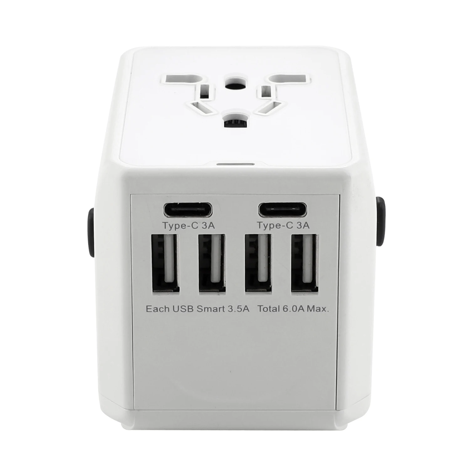 

Top High Quality Safe Travel International Universal Wall Power Adapter 45W PD Type C USB Chargers for US/AUS/EU/UK