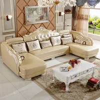 (3 seat+2 pcs lounge)european couch for small living room #CE-962