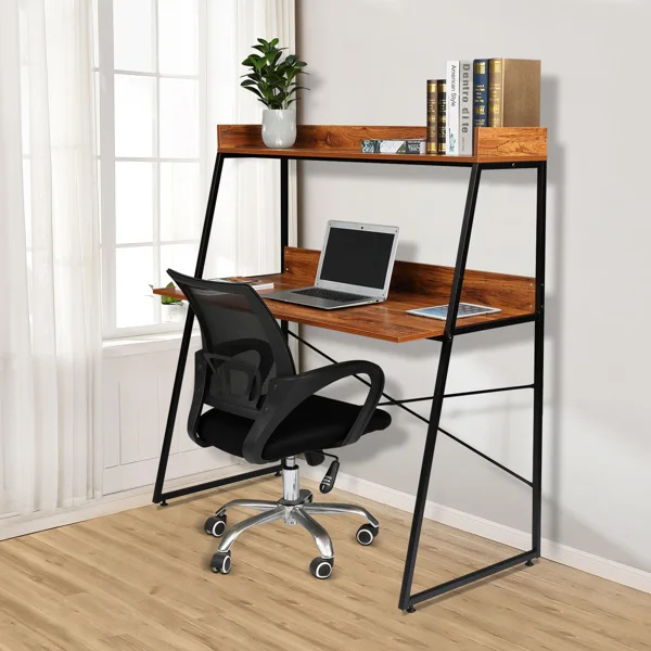 

FCH Shelf Layer Computer Desk Retro Color Square Home