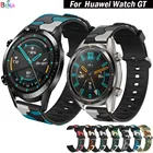 Ремешок силиконовый для Huawei Watch GT 2 46 мм42 мм, спортивный цветной браслет для часов, 46 мм42 мм, Новинка