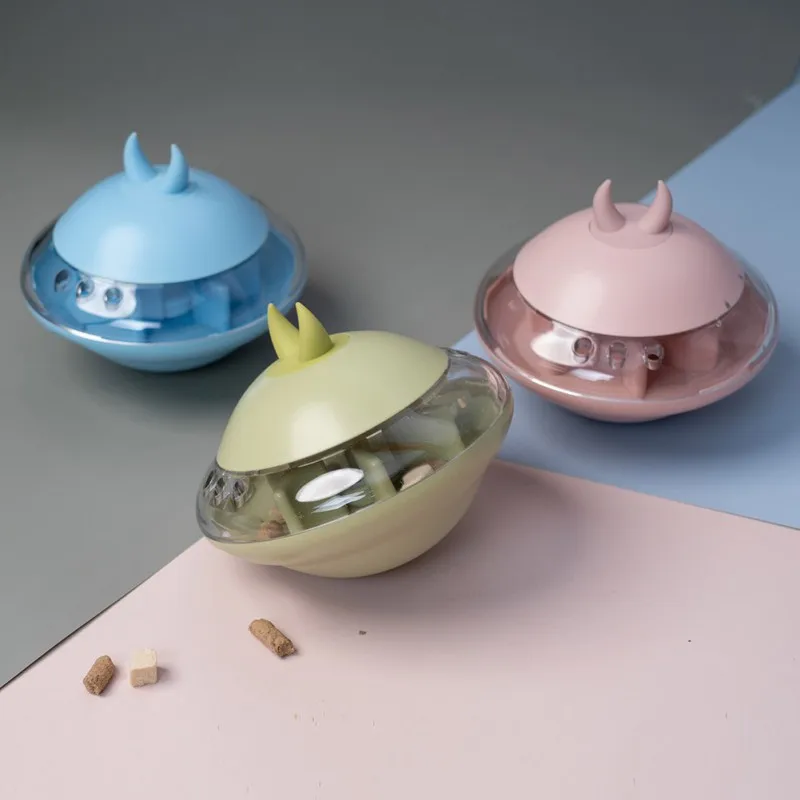 

Pet Toy Elliptical Puppy Bite Molars Puzzle Slow Feeder Food Ball Dog Toys