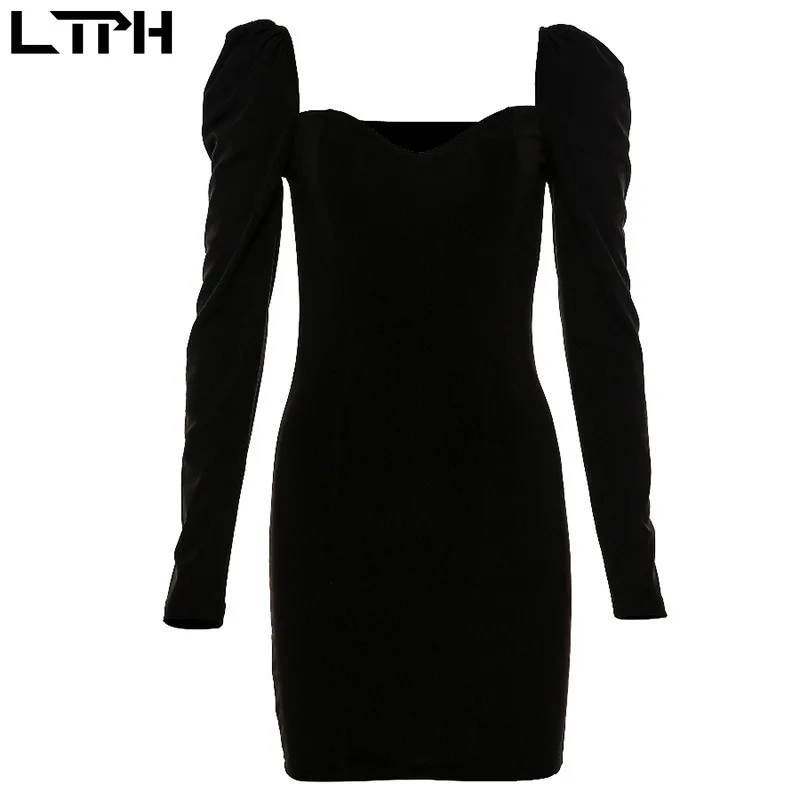 Горячая Распродажа 2019 осень и зима новое винтажное женское платье с длинным