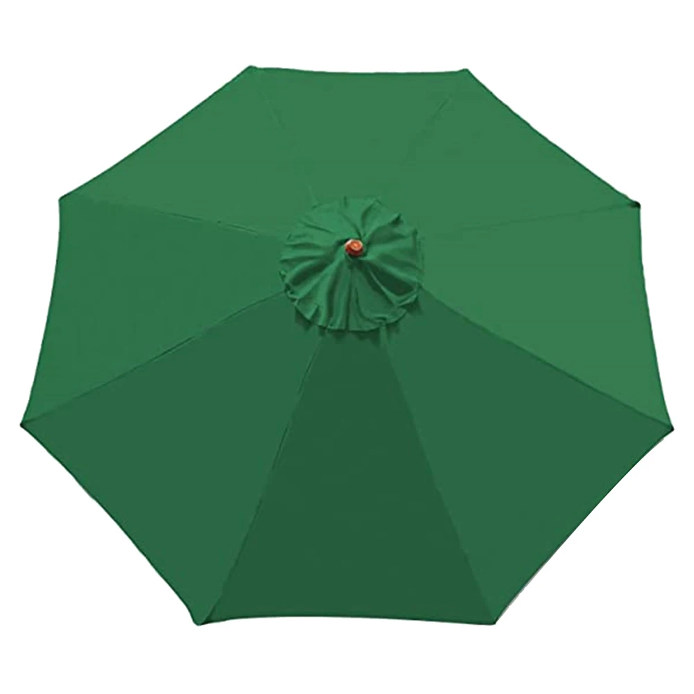 

For Patio Keep Cool Polyester Anti UV Umbrella Replacement Canopy Parasol Shade Waterproof Outdoor Durable Backyard Easy Install