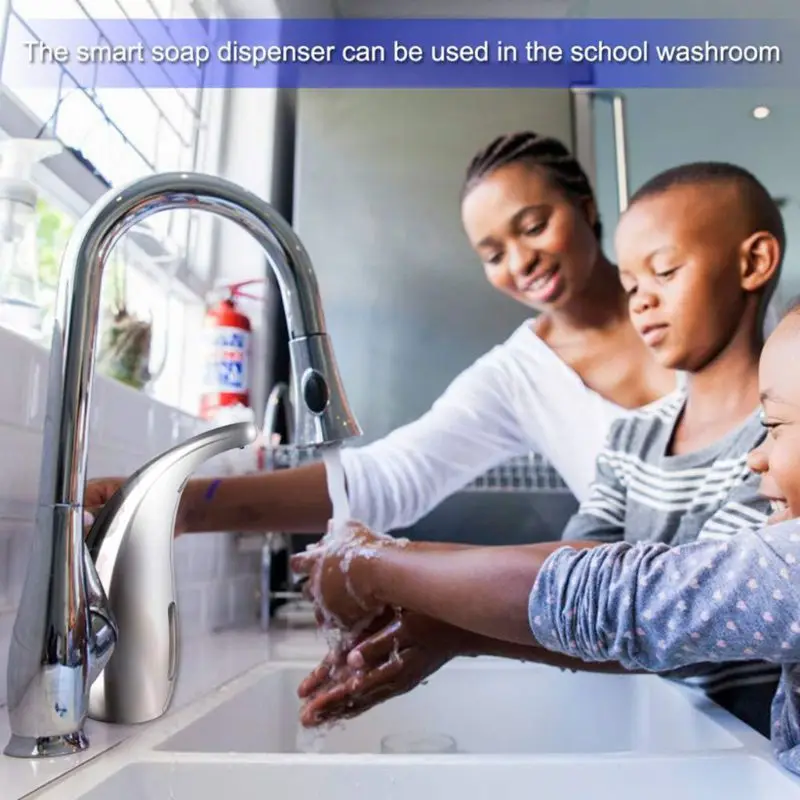 

300ML Automatic Hand Soap Dispenser with IR Sensor Non-Contact Kitchen Lotion
