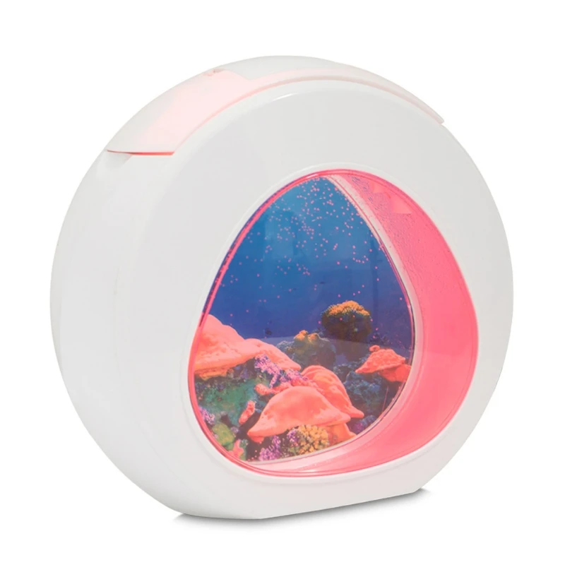 

Artificial Jellyfish Aquarium Tank Night Light Colorful LED Mini Decorative Lamp G88E