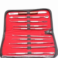 dentistry lab equipment wax carvers carving tool 1set stainless steel for teeth care 1set