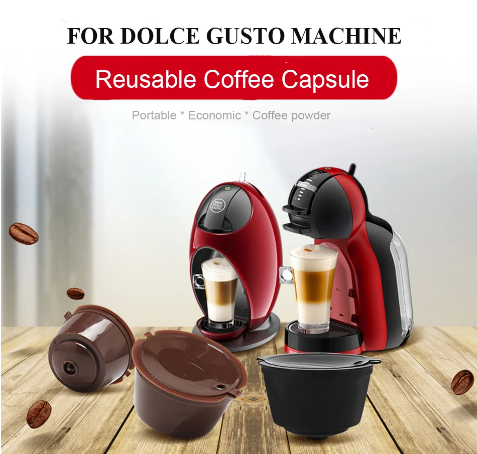 Многоразовые кофейные капсулы Dolce Gusto пластиковые многоразовые подходят для