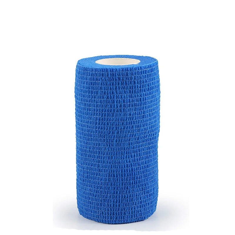 Blue Tcare медицинская обмоточная лента оптом, самоклеящаяся рэп лента, самоклеящаяся палка бандаж, селфи-ручка рулон, power Flex wrap-4 м - Цвет: Blue