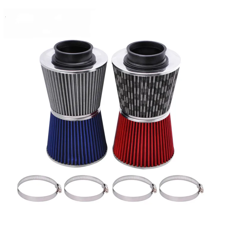 76 мм 3 дюймов высокая потока холодного воздуха фильтр Универсальный индукционный