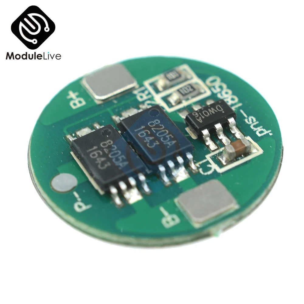 Плата защиты двойной МОП батареи 1 шт. для литиевой 18650 3 цепи обнаружения Diy Kit