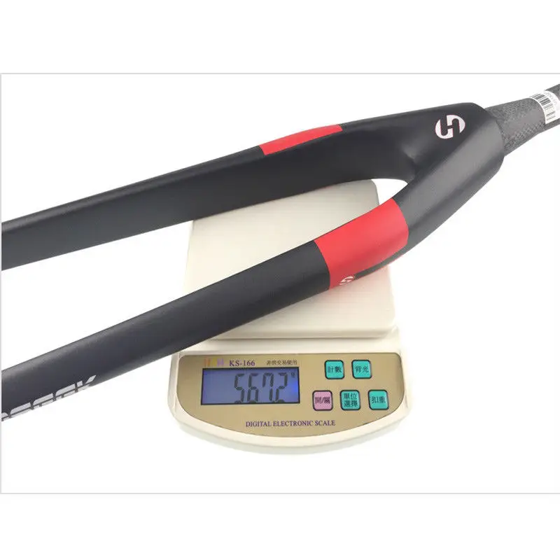 TOSEEK углеродная вилка Suspenton 26er 27 5 er 29er MTB велосипед 1-1/8 горный жесткая коническая