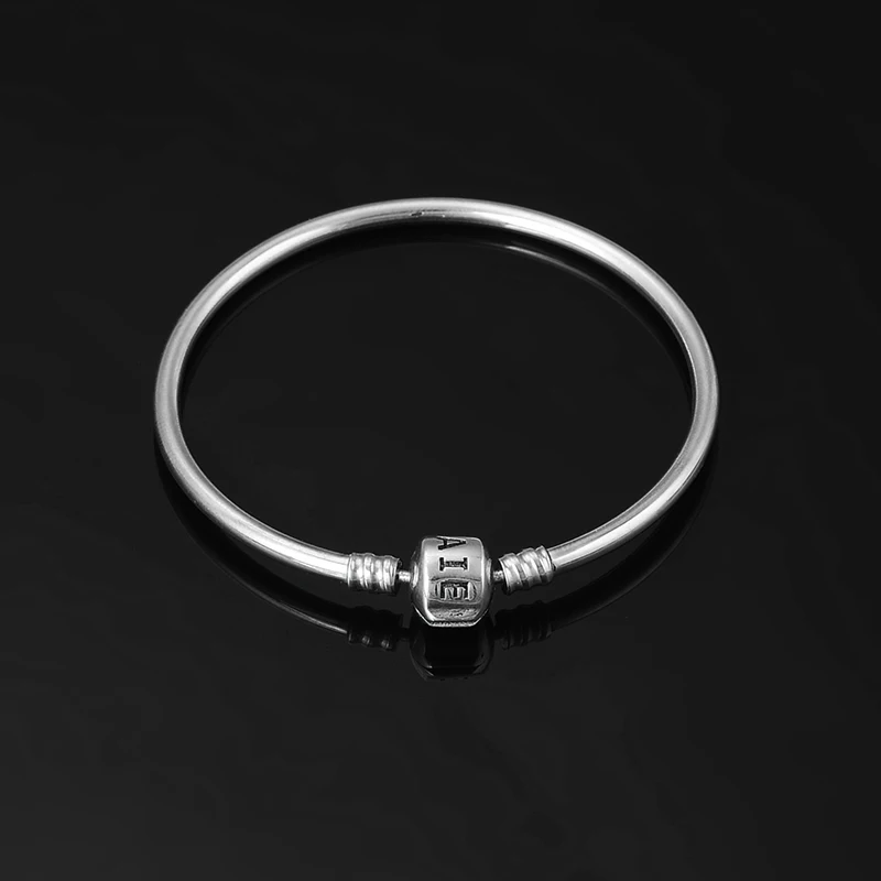 New 925 Sterling Silver fine charm sparkling letter bracelets diy for fashion jewelry womens accessories trendy 2020 | Украшения и