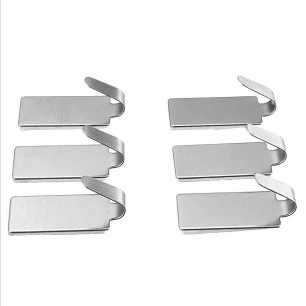 

Wall Strong Adhesive Hook Non-marking Sticky Stainless Steel on Wooden Glass Plastic Surface Hook AdhesiveLightweight Hooks
