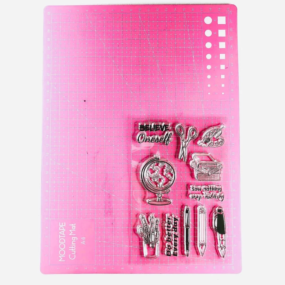 Дневник делать лучше каждый день прозрачное Силиконовое уплотнение штампа для DIY