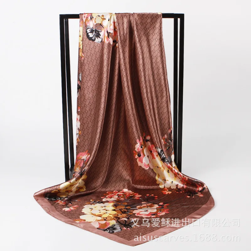 

sunscreen Silk Wraps Scarf Summer Shawls bag heair decrative Scarves Bandana Hijabs beach Bufand seda Foulard ensoie solar playa