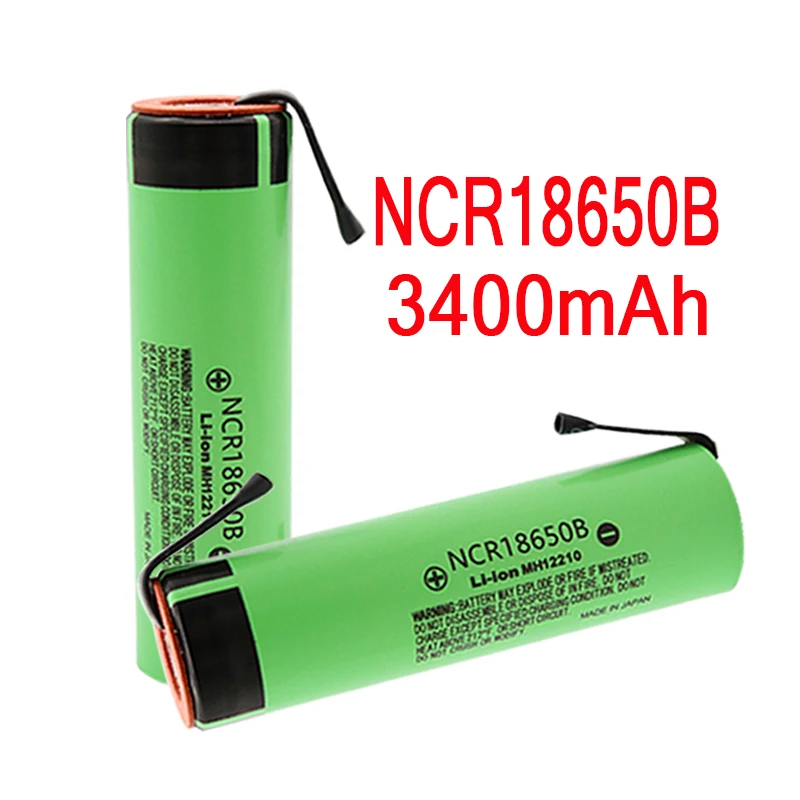 1-20 шт Новый Оригинальный NCR18650B 3 7 V 3400mAh 18650 перезаряжаемый литиевый аккумулятор