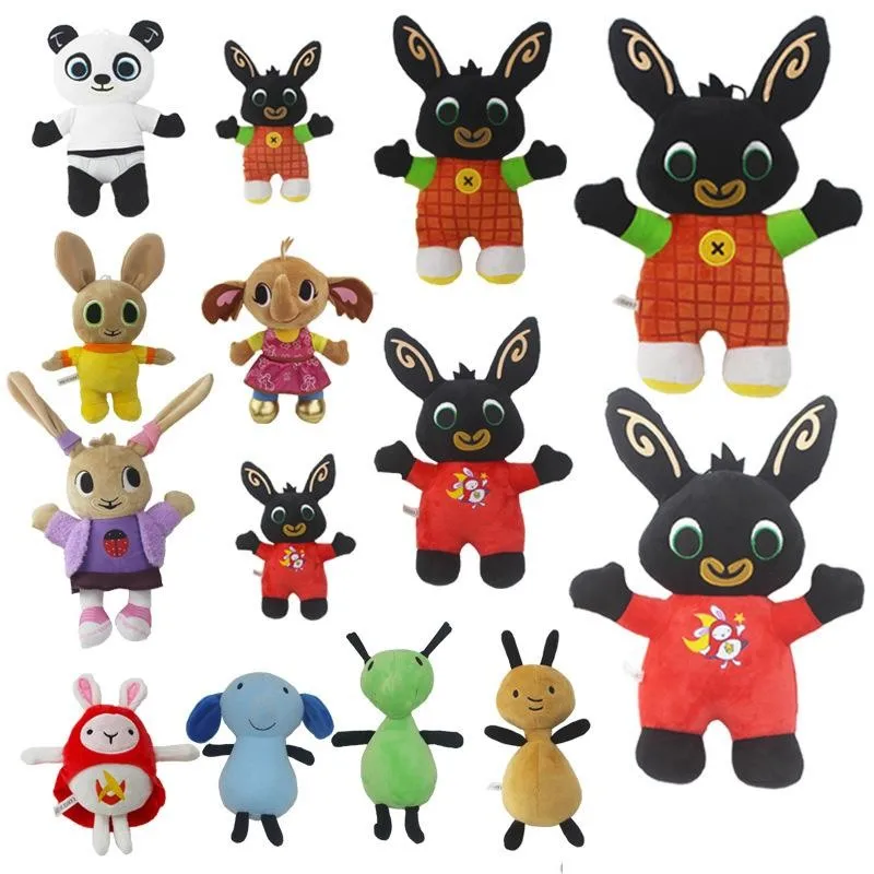 

Hot Rabbit Plush Toy Kawaii Plush Stuffed Animals Toys For Kids Panda Coco Hoppity Animation Peluche Action Toys Doll Gifts