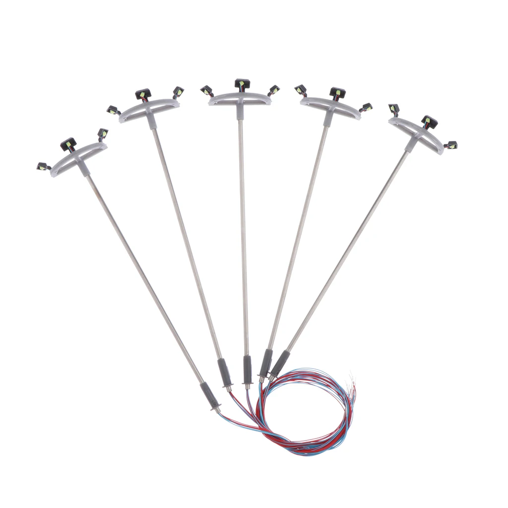 5 шт. модель железнодорожного поезда светодиодные лампы-мини Ландшафтный корт