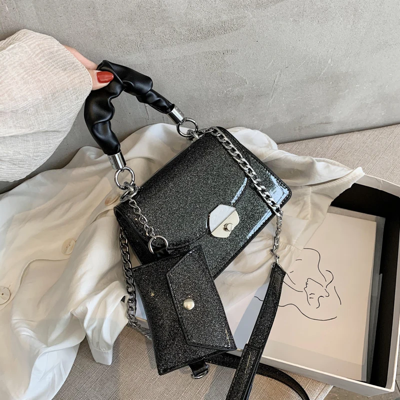 Модная кожаная сумка через плечо качественные сумки для женщин 2020 кошельки и