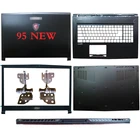 Новая задняя крышка ЖК-дисплея ноутбукаПередняя панельпетли для ЖК-дисплеякрышка петлиУпор для рукнижний чехол для MSI GS73 GS73VR MS-17B1 MS-17B3