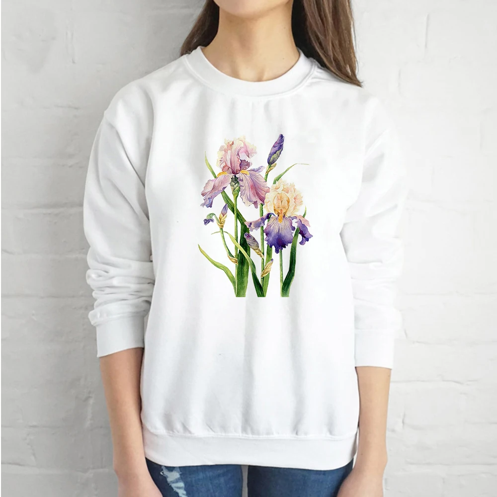 

Summer Family Hot Selling Hoodie Many Exquisite Flowers Graphic Sweatshirt Women's High Quality Simplicity Exquisite Pullover