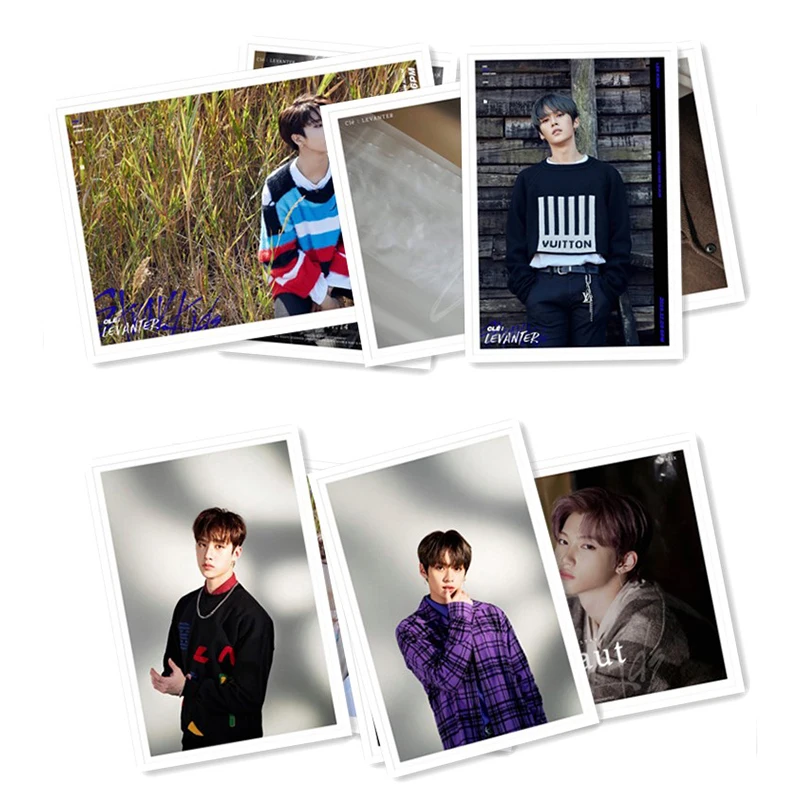 Kpop Stray Kids 5 й мини альбом &ltCle : LEVANTER&gt Polaroid Photo Lomo Cards K POP Fans коллекция металлическая