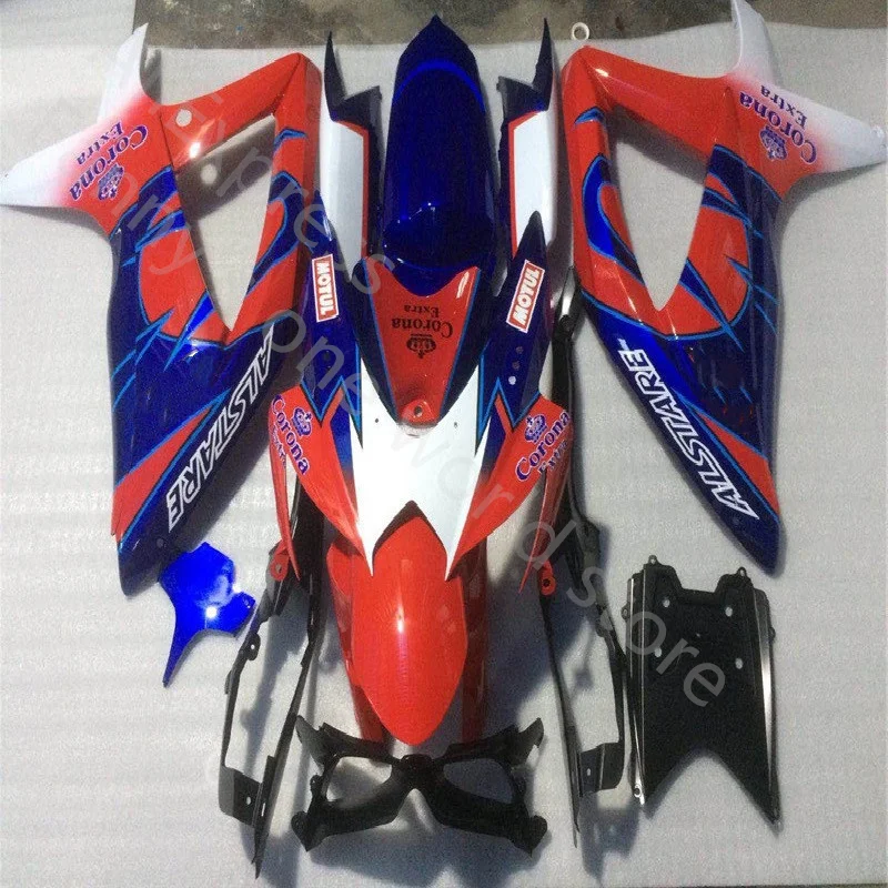 

Изготовление на заказ для Suzuki GSXR600 08 10 обтекатель GSX R 750 08 10 КОМПЛЕКТЫ обтекателей GSXR 750 600 2008 - 2010 K8 красный синий черный корпус