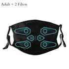 Привидение в Ракушке искусственная Маргаритка Tachikoma аниме пленка Mascarilla maskenask GITS Шея порта рта маска с фильтрами