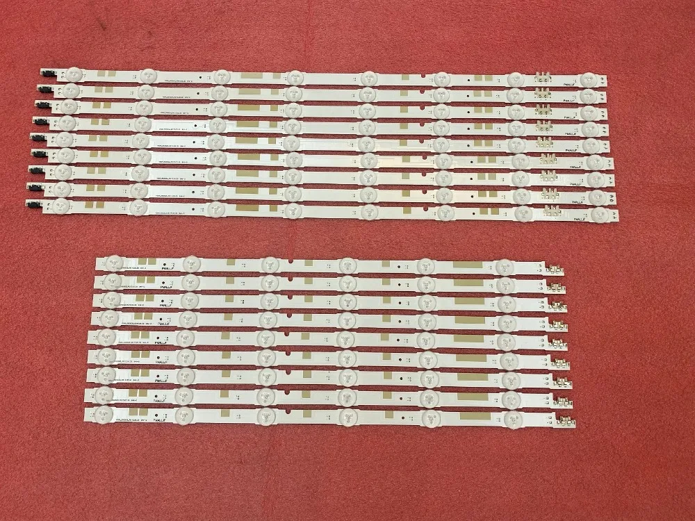 18 шт./компл. светодиодный полосы для samsung UE55JU6800 UE55JU6800K V5DR_550SCA_R0 V5DR_550SCB_R0 BN96-38482A BN96-38481A